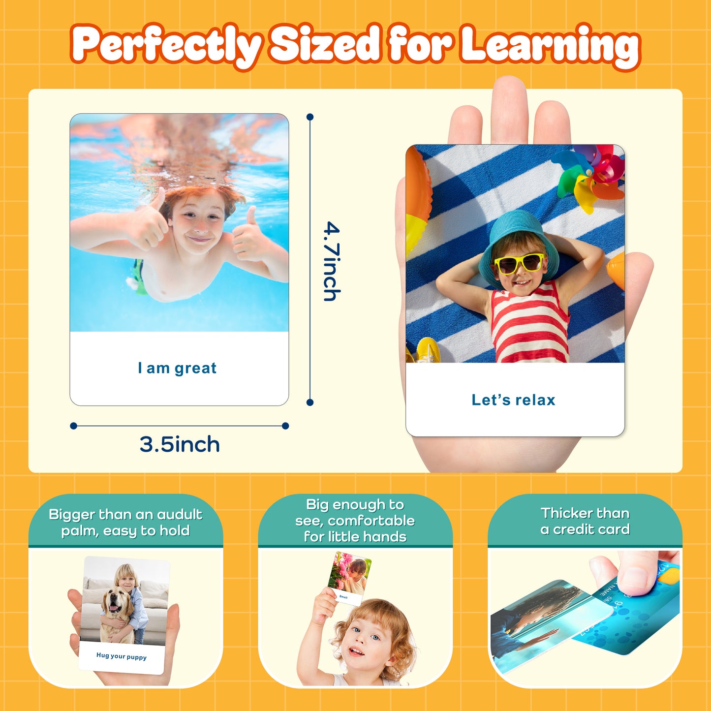 Actions & Feelings Flash Cards